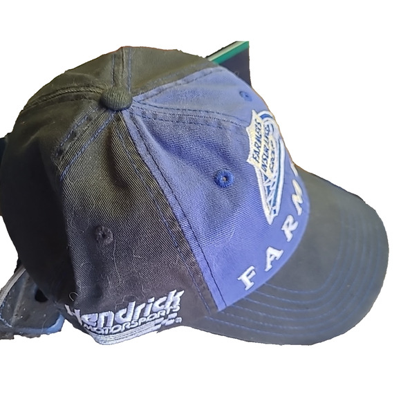 NASCAR #5 Farmers Insurance Team Color Pit Hat Kssey Kahne Strap Back - Picture 3 of 7